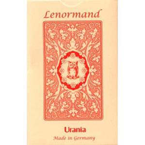 Caixa do baralho Mlle Lenormand Blue Owl publicado pela AGM Urania.