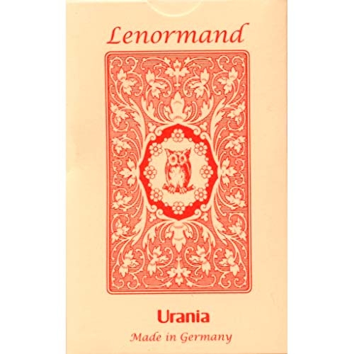 Caixa do baralho Mlle Lenormand Blue Owl publicado pela AGM Urania.