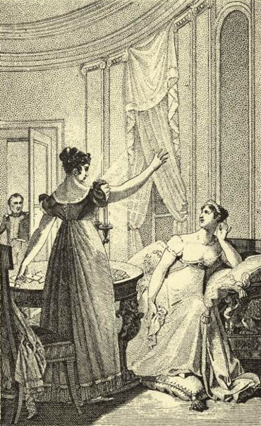 Lenormand faz pevisões para Josephine, esposa de Napoleão Bonaparte